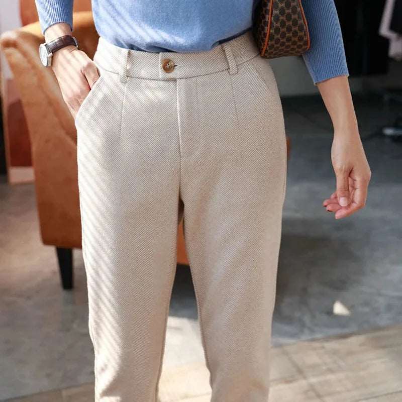 Woolen Pants Women&