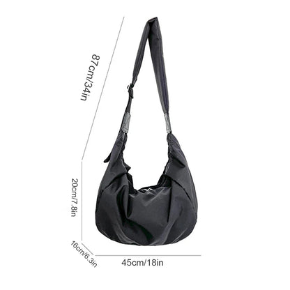 2023 New Fashion Summer Large Capacity Casual Nylon Women Shoulder Bag Korean Style Hobos Bag Youth Crossbody Shoulder Bag.