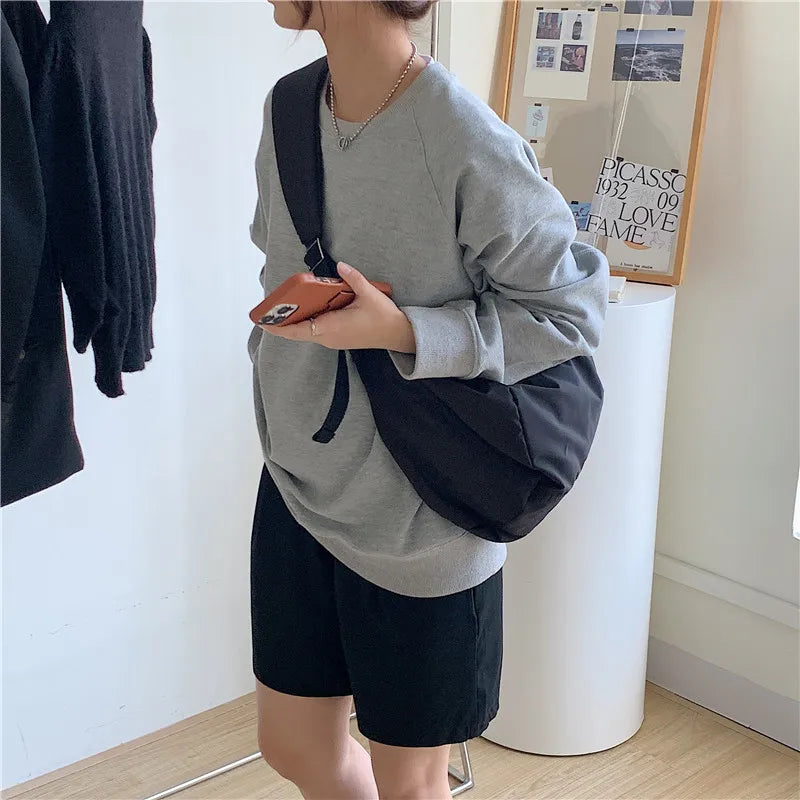 2023 New Fashion Summer Large Capacity Casual Nylon Women Shoulder Bag Korean Style Hobos Bag Youth Crossbody Shoulder Bag.