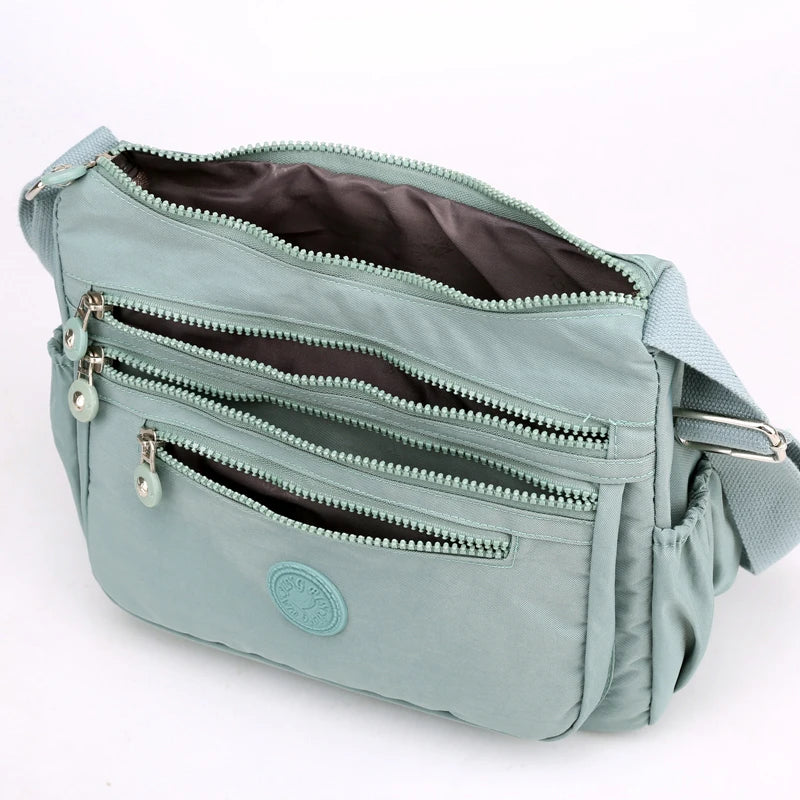 Shoulder Bag Crossbody Bag for Women Messenger Bags Waterproof Nylon Ladies Handbag.