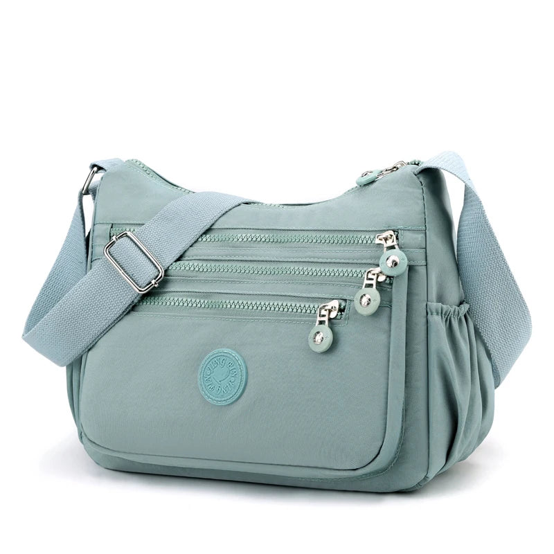 Shoulder Bag Crossbody Bag for Women Messenger Bags Waterproof Nylon Ladies Handbag.