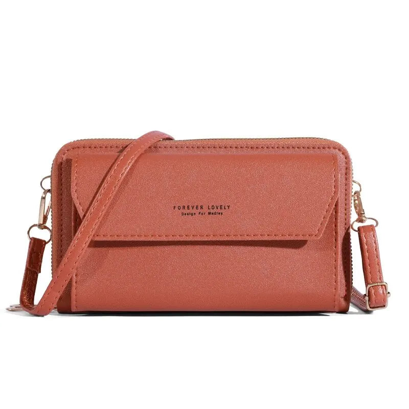 2023 New Crossbody Bag for Women Summer Small Market Simple One Shoulder Bag for Mobile Phone Double Layer Casual Small Body Bag.