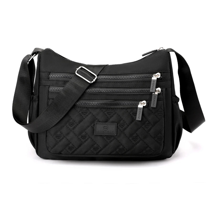 Shoulder Bag Crossbody Bag for Women Messenger Bags Waterproof Nylon Ladies Handbag.