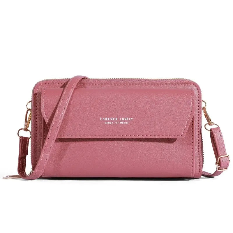 2023 New Crossbody Bag for Women Summer Small Market Simple One Shoulder Bag for Mobile Phone Double Layer Casual Small Body Bag.