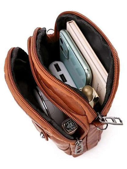 PU Soft Leather Shoulder Bag Large Capacity Casual and Lightweight Shoulder Crossbody Bag for Women.