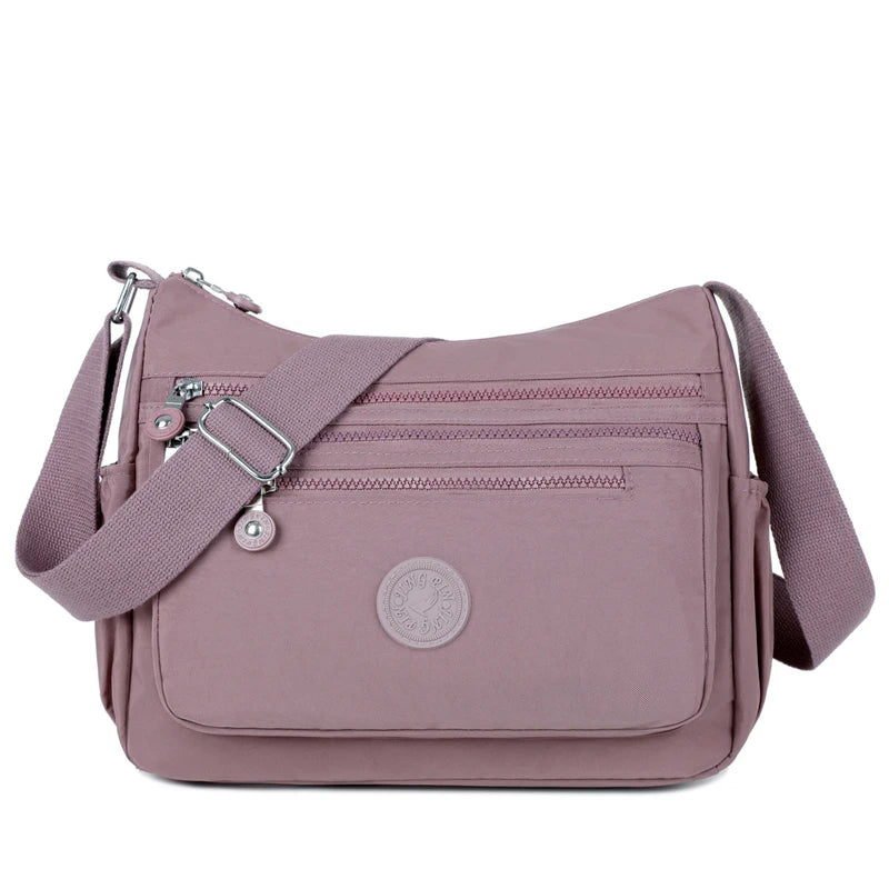 Shoulder Bag Crossbody Bag for Women Messenger Bags Waterproof Nylon Ladies Handbag.