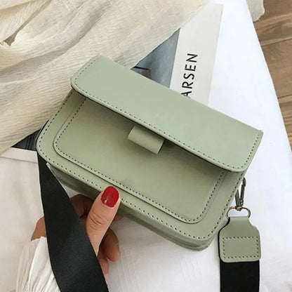 Classic Designer PU Leather Crossbody Bag for Women Travel Handle Handbag Fashion Shoulder Messenger Bag Ladies Small Flap Bag.