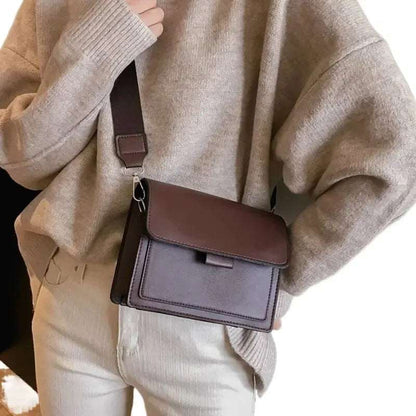 Classic Designer PU Leather Crossbody Bag for Women Travel Handle Handbag Fashion Shoulder Messenger Bag Ladies Small Flap Bag.